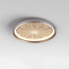 Modern Minimalist Aluminum & PC Round LED Flush Mount Ceiling Light For Bedroom, Living Room