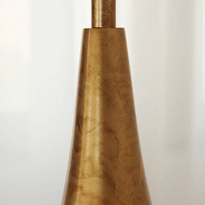 Traditional Vintage Metal & Glass Cone 1-Light Pendant Light For Bedroom, Living Room, Dining Room