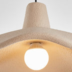 Traditional Japanese Polystyrene Floral 1-Light Pendant Light For Dining Room, Bedroom & Living Room