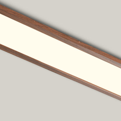 Traditional Vintage Iron & Acrylic Oval Long LED Flush Mount Ceiling Light for Hallway, Bedroom & Living Room