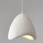 Contemporary Creative Polystyrene Cone Pendant Light 1-light for Dining Room, Bedroom & Living Room
