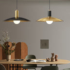 Contemporary Nordic Brass Conical 1-Light Pendant Light For Dining Room, Bedroom And Living Room