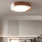 Modern Minimalist Metal PE Round LED Flush Mount Ceiling Light For Bedroom And Living Room