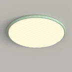 Contemporary Nordic Iron Acrylic Round LED Flush Mount Ceiling Light For Bedroom And Living Room