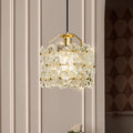 Traditional French Wood Petal 1-Light Pendant Light For Dining Room, Bedroom & Living Room