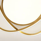 Modern Minimalist Iron Acrylic Round LED Flush Mount Ceiling Light for Bedroom & Living Room