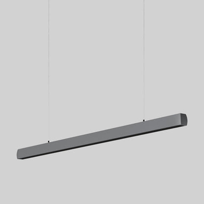 Seamless LED Retina-friendly Pendant Light - Industrial Aluminum Linear Lighting for Home Office