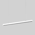 Seamless LED Retina-friendly Pendant Light - Industrial Aluminum Linear Lighting for Home Office