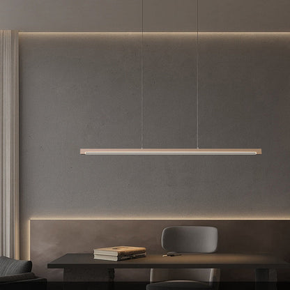 Seamless LED Pendant Light - Modern Minimalist Aluminum Acrylic Design Linear Lighting For Home Office
