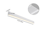 Retina-Friendly Industrial Office Linear Light - Industrial Style & Seamless Splicing Flush Mount Ceiling Light For Home Office