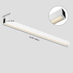 Retina-Friendly Industrial Office Linear Light - Industrial Style & Seamless Splicing Flush Mount Ceiling Light For Home Office