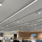 Retina-Friendly Industrial Office Linear Light - Industrial Style & Seamless Splicing Flush Mount Ceiling Light For Home Office
