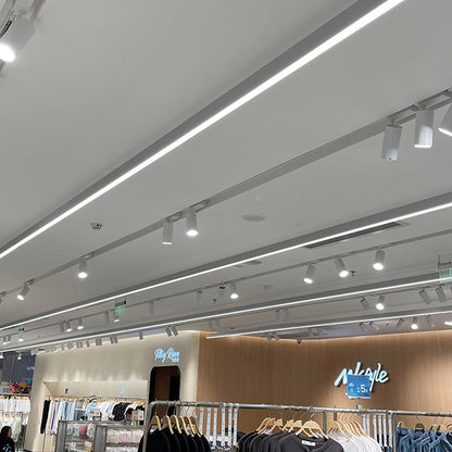 Retina-Friendly Industrial Office Linear Light - Industrial Style & Seamless Splicing Flush Mount Ceiling Light For Home Office