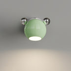 Lumendat Contemporary Creative Iron Cartoon Bear Kids LED Wall Sconce Lamp For Bedroom Lumendat