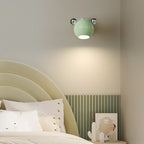 Lumendat Contemporary Creative Iron Cartoon Bear Kids LED Wall Sconce Lamp For Bedroom Lumendat
