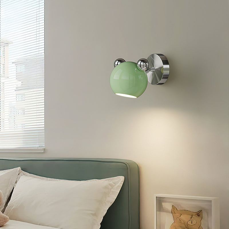 Lumendat Contemporary Creative Iron Cartoon Bear Kids LED Wall Sconce Lamp For Bedroom Lumendat