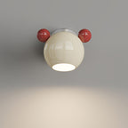 Lumendat Contemporary Creative Iron Cartoon Bear Kids LED Wall Sconce Lamp For Bedroom Lumendat