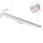 Architectural LED Linear Light - Anti-glare Pendant Light for Home Office SCON