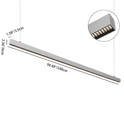 Architectural LED Linear Light - Anti-glare Pendant Light for Home Office