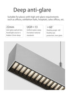 Architectural LED Linear Light - Anti-glare Pendant Light for Home Office SCON