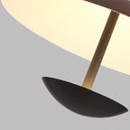 Contemporary Creative Iron Semi-circle Ufo Shape LED Pendant Light for Bedroom & Living Room BulbSquare