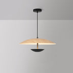 Contemporary Creative Iron Semi-circle Ufo Shape LED Pendant Light for Bedroom & Living Room BulbSquare