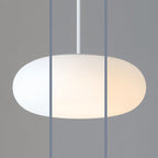 Modern Minimalist Iron & PE Apple Shape Round LED Pendant Light For Bedroom & Living Room