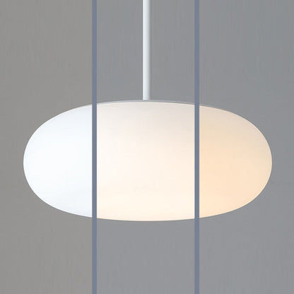 Modern Minimalist Iron & PE Apple Shape Round LED Pendant Light For Bedroom & Living Room