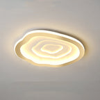 Modern Minimalist Acrylic Iron Cloud-Shaped LED Flush Mount Ceiling Light For Bedroom & Living Room
