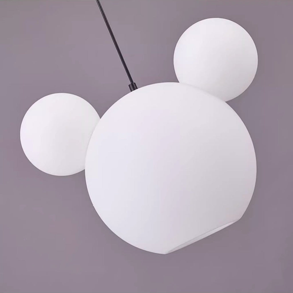 Lumendat Modern Art Deco PE Iron Kids Doll Round 3-Light Chandelier For Bedroom & Living Room Lumendat