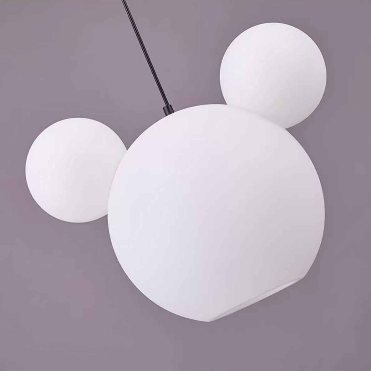 Lumendat Modern Art Deco PE Iron Kids Doll Round 3-Light Chandelier For Bedroom & Living Room Lumendat