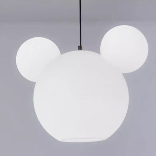 Lumendat Modern Art Deco PE Iron Kids Doll Round 3-Light Chandelier For Bedroom & Living Room Lumendat