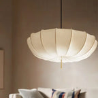 Traditional French Fabric Iron Pleated Tassel 3-light Chandelier for Bedroom & Living Room Lumendat