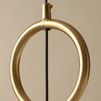 Traditional Vintage Fabric Wood Metal Pleated Round 1-light Chandelier for Bedroom & Living Room Lumendat