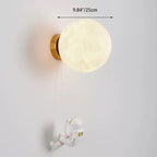 Lumendat Modern Art Deco PLA Resin Iron Astronaut Planet Design 1-Light Wall Sconce Lamp For Bedroom & Living Room Lumendat