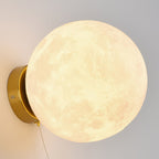 Lumendat Modern Art Deco PLA Resin Iron Astronaut Planet Design 1-Light Wall Sconce Lamp For Bedroom & Living Room Lumendat