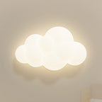 Contemporary Creative PE Iron Cloud-Shaped LED Wall Sconce Lamp For Bedroom & Living Room