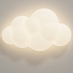 Contemporary Creative PE Iron Cloud-Shaped LED Wall Sconce Lamp For Bedroom & Living Room