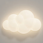 Contemporary Creative PE Iron Cloud-Shaped LED Wall Sconce Lamp For Bedroom & Living Room