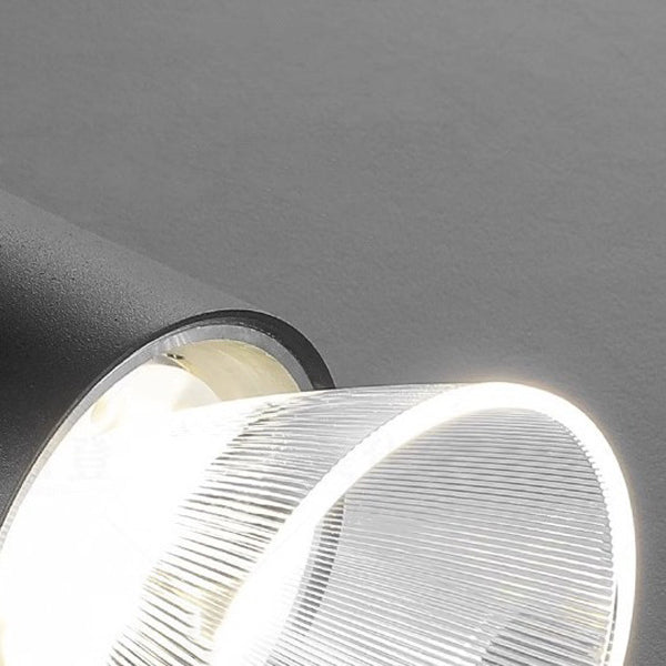 Modern Minimalist Acrylic Metal Cylindrical Conical 1-Light Pendant Light For Bedroom