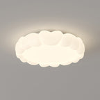 Modern Art Deco Kids Iron PE Heart-Shaped Round LED Flush Mount Ceiling Light For Bedroom Lumendat