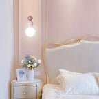 Traditional French Pe Metal Globe LED Pendant Light for Bedroom BulbSquare