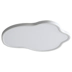 Modern Minimalist ABS Iron Cloud-Shaped LED Flush Mount Ceiling Light For Bedroom