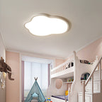 Modern Minimalist ABS Iron Cloud-Shaped LED Flush Mount Ceiling Light For Bedroom