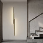 Modern Minimalist Iron & Silicone Long Bar LED Flush Mount Ceiling Light For Hallway