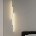Modern Minimalist Iron & Silicone Long Bar LED Flush Mount Ceiling Light For Hallway