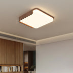 Modern Mid-century Iron & Acrylic Cloud-Inspired LED Flush Mount Ceiling Light For Living Room & Bedroom