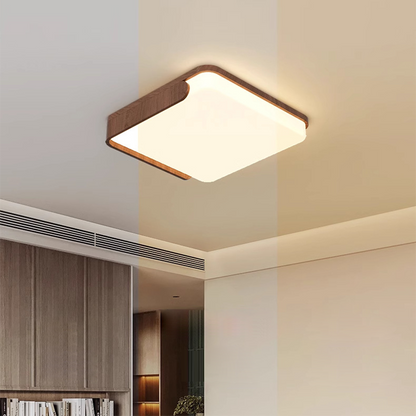 Modern Mid-century Iron & Acrylic Cloud-Inspired LED Flush Mount Ceiling Light For Living Room & Bedroom