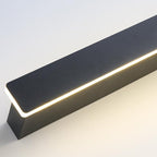 Modern Minimalist Iron Acrylic Linear Shelf LED Wall Sconce Lamp For Living Room & Bedroom