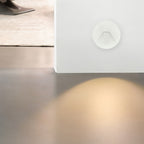 Modern Minimalist Aluminum Round Recessed LED Wall Sconce Lamp For Hallways